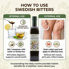 Maria Treben Authentic Swedish Bitters Herbal Tonic – 16.9oz / 500ml 2 Bottles