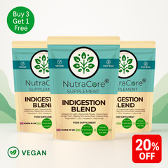 Indigestion Complex Caps 750mg-12Herbs Blends-Acidity & Reflux Relief-100%Vegan