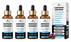~4pk~Lymphatic Drainage Drops – Supplement for Lymphatic Support & Detox –