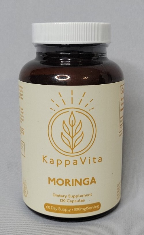 KappaVita Moringa 120 Capsules 800 mg Exp 10/2025 New Free Shipping