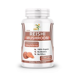 ORGANIC REISHI MUSHROOM PURE POTENT 15:1 EXTRACT LINGZHI GANODERMA SPORE CAPSULE