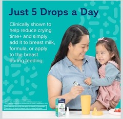 Biostime Baby Vitamin D & Colic Probiotic Drops for Newborns to 3 Years Old
