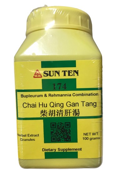 SUN TEN – Bupleurum & Rehmannia Formula, 100gm Granules / Chai Hu Qing Gan Tang