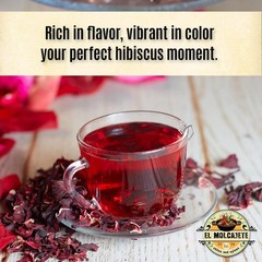 Dried Hibiscus Flowers (4 oz) All Natural Cut & Sifted Whole Petals for Hibiscus
