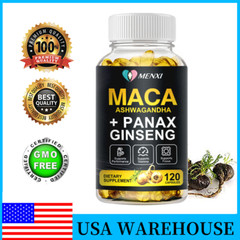 Organic Maca Root Capsules Peruvian Maca Extract for Men & Women 1 Months Supply