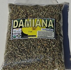 Damiana Leaf Hierba del Venado de la Pastorcita Turnera Diffusa Tea 3oz !!!