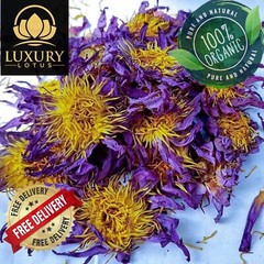 Blue Lotus |Nymphaea Caerulea| 100% Organic Herbal Hand Picked Pure Flowers Tea