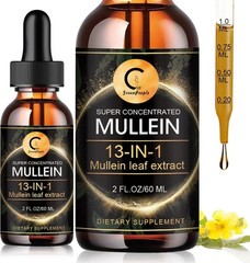 Mullein drops for Lung, Mullein Leaf Extract, Super Concentrated Tincture