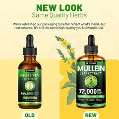 Mullein Drops for Lungs with Licorice & Astragalus, Respiratory & Immune Support