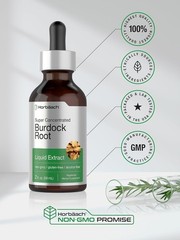 Burdock Root Liquid Extract | 2 fl oz | Alcohol Free | Vegetarian | by Horbäach