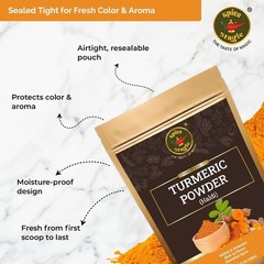 Turmeric Root Powder Curcumin Curcuma Longa – 100% Pure Natural Vegan Spice Bulk