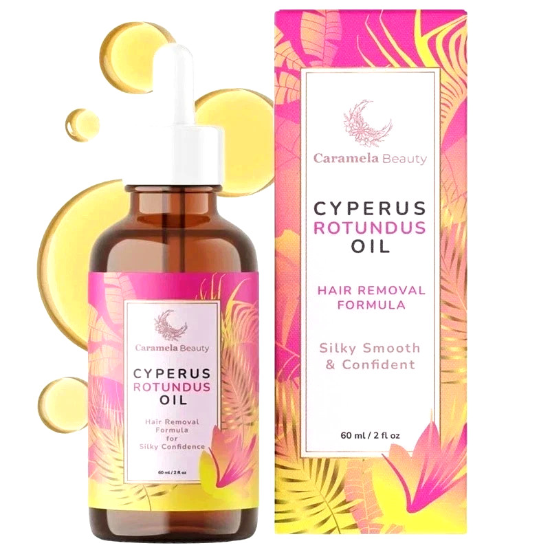 Cyperus Rotundus Oil 60ml Natural Hair Removal Oil for Face Body Legs Women Men