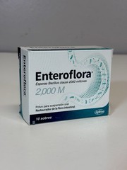 Enteroflora 2000M Bacillus Clausii Probiotic 10 Sachets Intestinal Flora Support