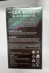 Sea Moss Black Seed Oil Ashwagandha Ginger Turmeric Burdock Root 60 Count