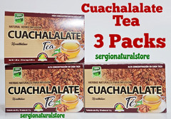 Te de cuachalalate 3 Packs 60 bolsitas Te De Cuachalalate 100% Natural