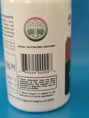 Nutritional Roots TURMERIC+ FRANKINCENSE Plant Powered Comfort, 60 CAPS 06/28