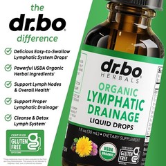 Lymphatic Support Drops Organic Herbal Blend 1 fl oz DR. BO