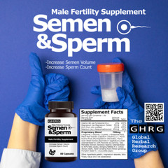 Semen & Sperm, Male Fertility Supplement, Increase Semen Volume, Sperm Count