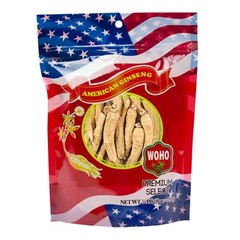 WOHO Cultivated American Ginseng #1018 Long Large 8 oz Bag