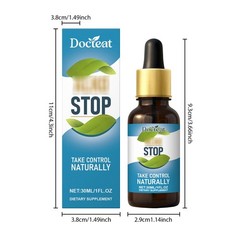 Stop Herbal Balance Drops, Natural Plant-Based Essence for Calm Focus & Clarity