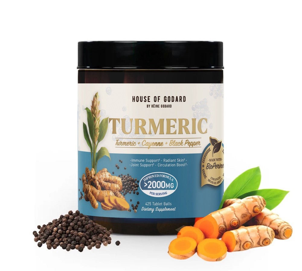 House Of Godard Turmeric Curcumin With BioPerine, 425 Tablet Balls