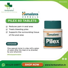 Himalaya Pilex Piles 60Tablets/Pack Fast Free Delivery 100% Money Safe Exp 2026