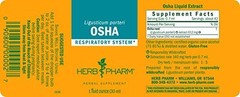 Herb Pharm Osha Root Liquid Extract for Respiratory Support – 1 Ounce