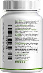 Irish Sea Moss bladderwrack Burdock Root w/ Black Seed Oil Ashwagandha 240 Pills