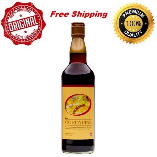 DXN Cordypine 700 ml with Pineapple, Cordyceps sinensis and Lime – Free Shipping