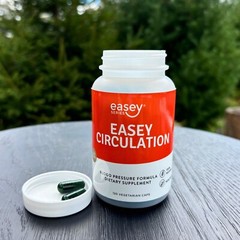 Easey Series Blood Pressure & Circulation Support Herbal Supplement, 120 Caps