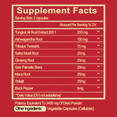 MALE ENHANCING THICKER LONGER BIGGER – ASHWAGANDHA ROOT，TRIBULUS TERRESTRIS，MACA