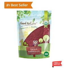 Organic Beet Root Powder, 4 Ounces — Non-GMO, Raw, Kosher, 100% Pure, Superf…