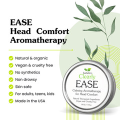 EASE, Headache and Migraine Relief, Vegan Essential Oil Remedy, Made in USA