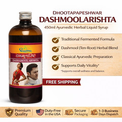 Dhootapapeshwar Dashmoolarishta 450ml Ayurvedic Herbal Liquid Syrup