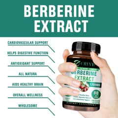 Berberine Extract 1200mg – High Absorption, Heart Health, Blood Sugar Support