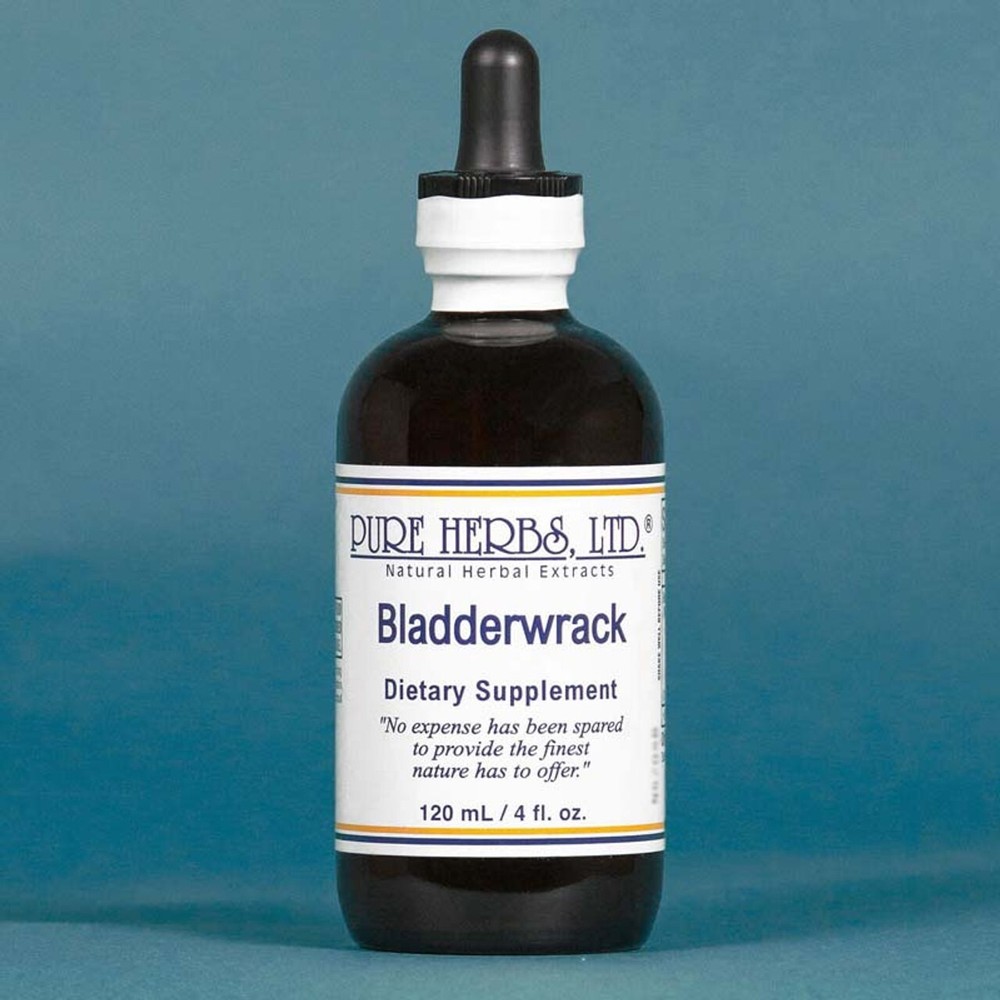 Bladderwrack Herbal Extract Pure Herbs 4 fl oz (Brown Seaweed)