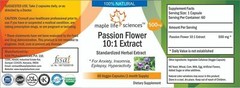 Passion Flower 10:1 Extract Capsule For Anxiety Insomnia Epilepsy Hyperactivity