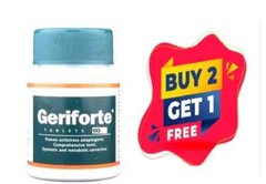 Himalaya Herbal Geriforte Tablets – 60 Tablets (Buy 2 Get 1 Free) Expiry 11/2027