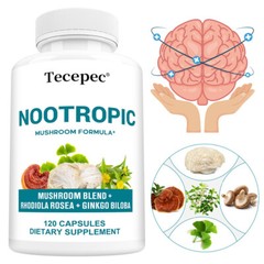 Nootropics Brain Supplement Brain Memory Focus Cognitive Function 120 Pills