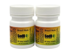 2 Pack, Semilla de Brasil, Brazil Nuts, Orange Bottle, 10 grams(Pack of 1)
