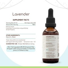 HerbEra Lavender B60 Alcohol-Free Herbal Extract 2 Fl Oz (Pack of 1)