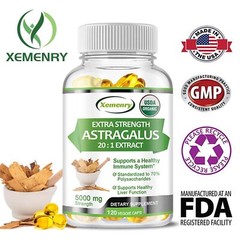 Extra Strength Astragalus Root 20:1 Extract 5000mg – Immune Support,Energy Boost