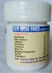 Ayurvedic New Ortho Power Tablets (6 x 40 Tablets) Total 240 Tablets