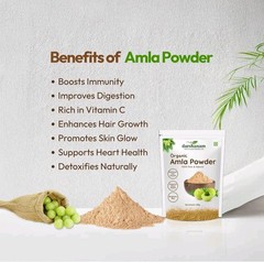 100% Pure Amla Powder 200g | Natural Herbal Supplement Powder