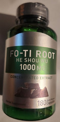 Piping FO-TI 1000mg/Foti 1000mg He-Shou-Wu Root 2X90/180Caps Polygonum multiflor