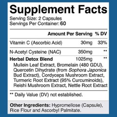 Lung Cleanse Advanced Complex Capsules – Detox, Lung & Respiratory Health