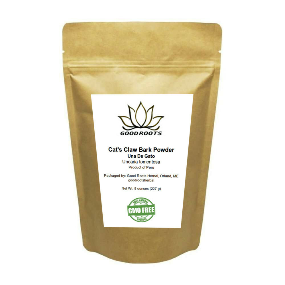 Cat’s Claw Inner Bark Powder Peruvian Wild Uncaria tomentosa 8 oz