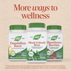Nature’s Way Herbs Black Cohosh Root Capsules, 180 Count (Pack of 1)