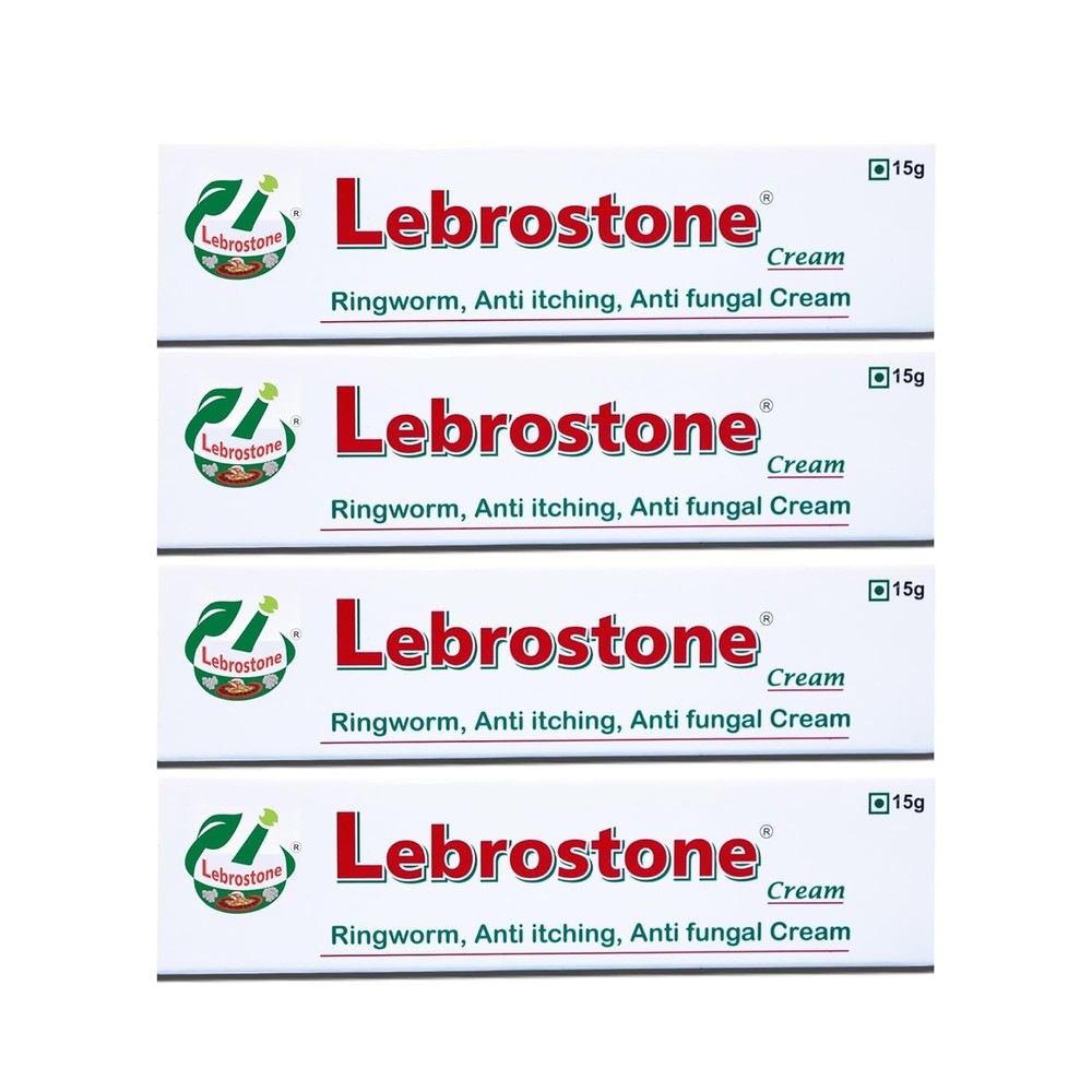 4x Lebrostone Cream 15g Ayurvedic Herbal Skin Care Cream & Skin Wellness Support