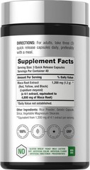 Maca Root Capsules 4800mg | 120 Pills | Red, Yellow, Black Maca | by Horbaach
